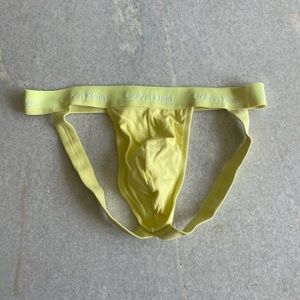 Calvin Klein Pride Yellow Jock Strap Size Large